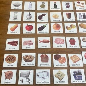 52 x Spanish Words Magnets